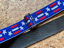 Load image into Gallery viewer, UNIQUE PIECE - Stars &amp; Stripes &quot;Tom&#39;s Vintage Straps&quot; guitar/bass strap
