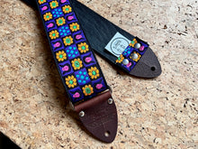 Load image into Gallery viewer, UNIQUE PIECE - Blue Stella &quot;Tom&#39;s Vintage Straps&quot; guitar/bass strap
