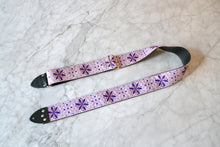 Load image into Gallery viewer, Lilac &#39;Dresden&#39; Guitar/Bass Hippie Strap
