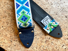 Load image into Gallery viewer, UNIQUE PIECE - Blue Lotus &quot;Tom&#39;s Vintage Straps&quot; guitar/bass strap
