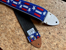 Load image into Gallery viewer, UNIQUE PIECE - Stars &amp; Stripes &quot;Tom&#39;s Vintage Straps&quot; guitar/bass strap
