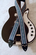 Load image into Gallery viewer, Black &#39;Maco&#39; Guitar/Bass Hippie Strap
