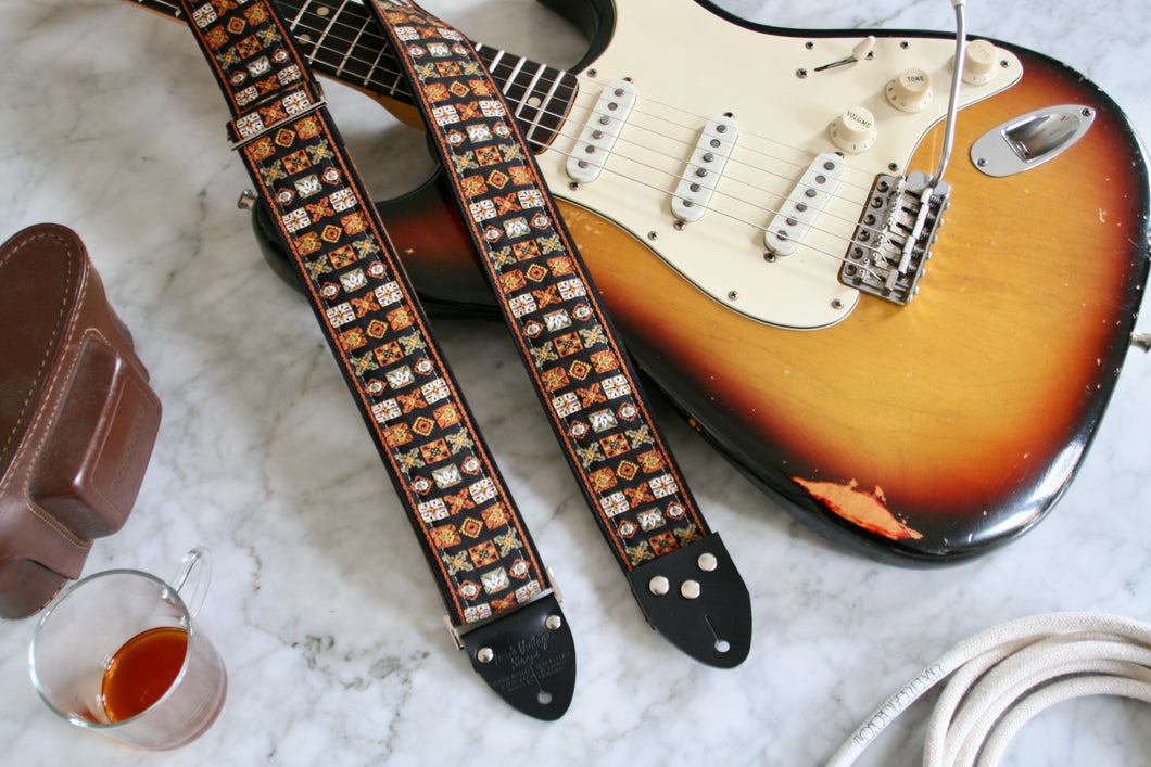 Rust 'Woodstock' Guitar Bass Hippie Strap